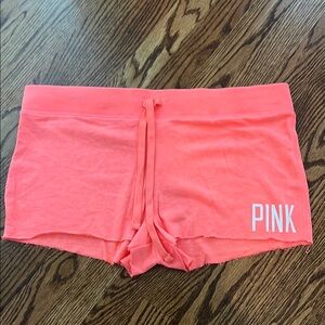 PINK Victoria's Secret Women's Coral Sleep Shorts